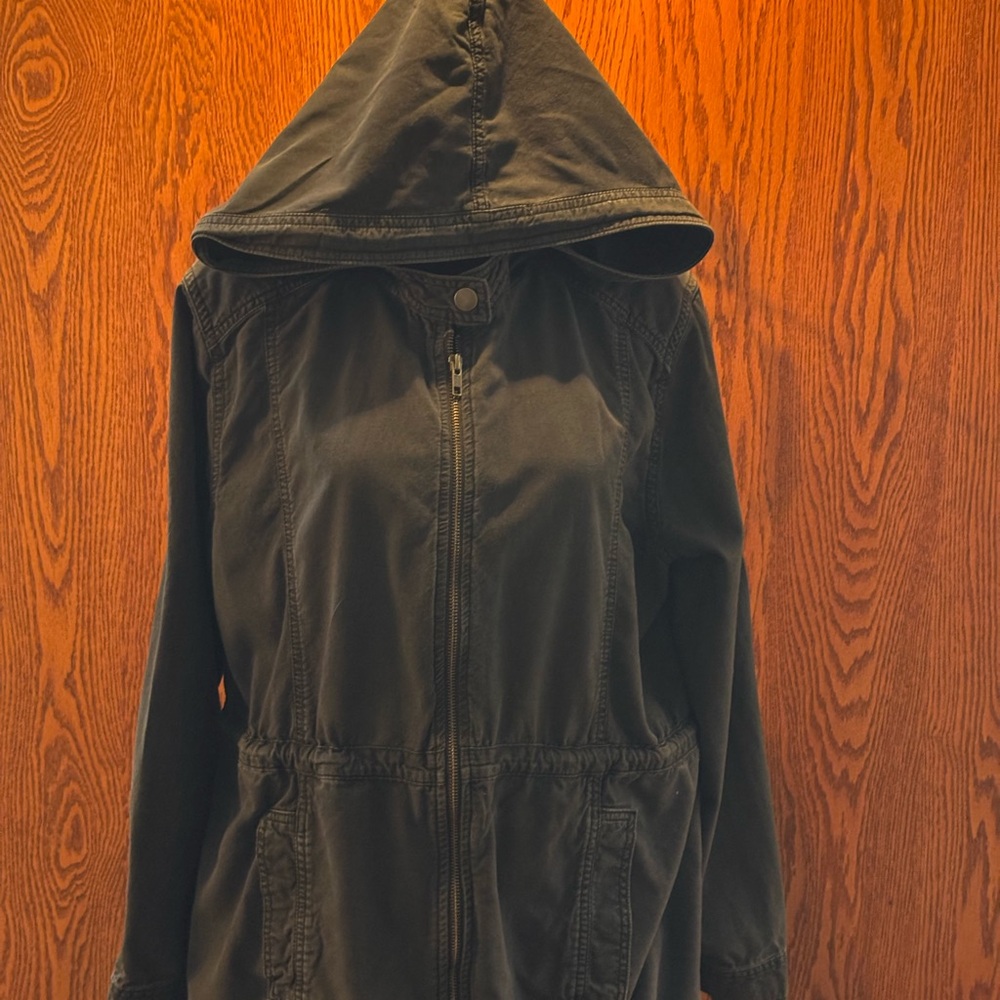 Women's Black Hooded Jacket